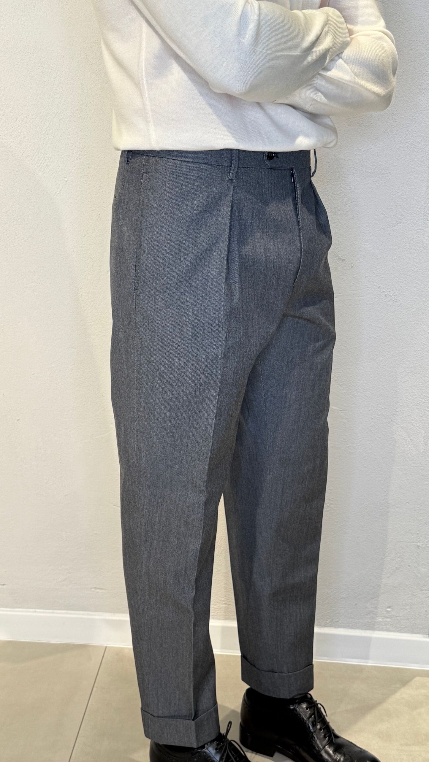 CHIAIALONGSB1201/DKGREY - PANTALONE - BERWICH