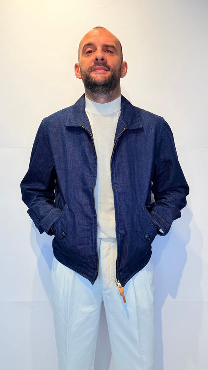 6044-CF/DENIM - GIUBBINO - MANIFATTURA CECCARELLI