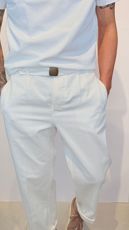 VICTOR/OFFWHITE - PANTALONE - PANAMA ROUTE