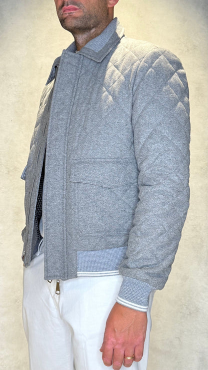 CWOOLTAP/GRIGIO - BOMBER - MARTIN ZELO