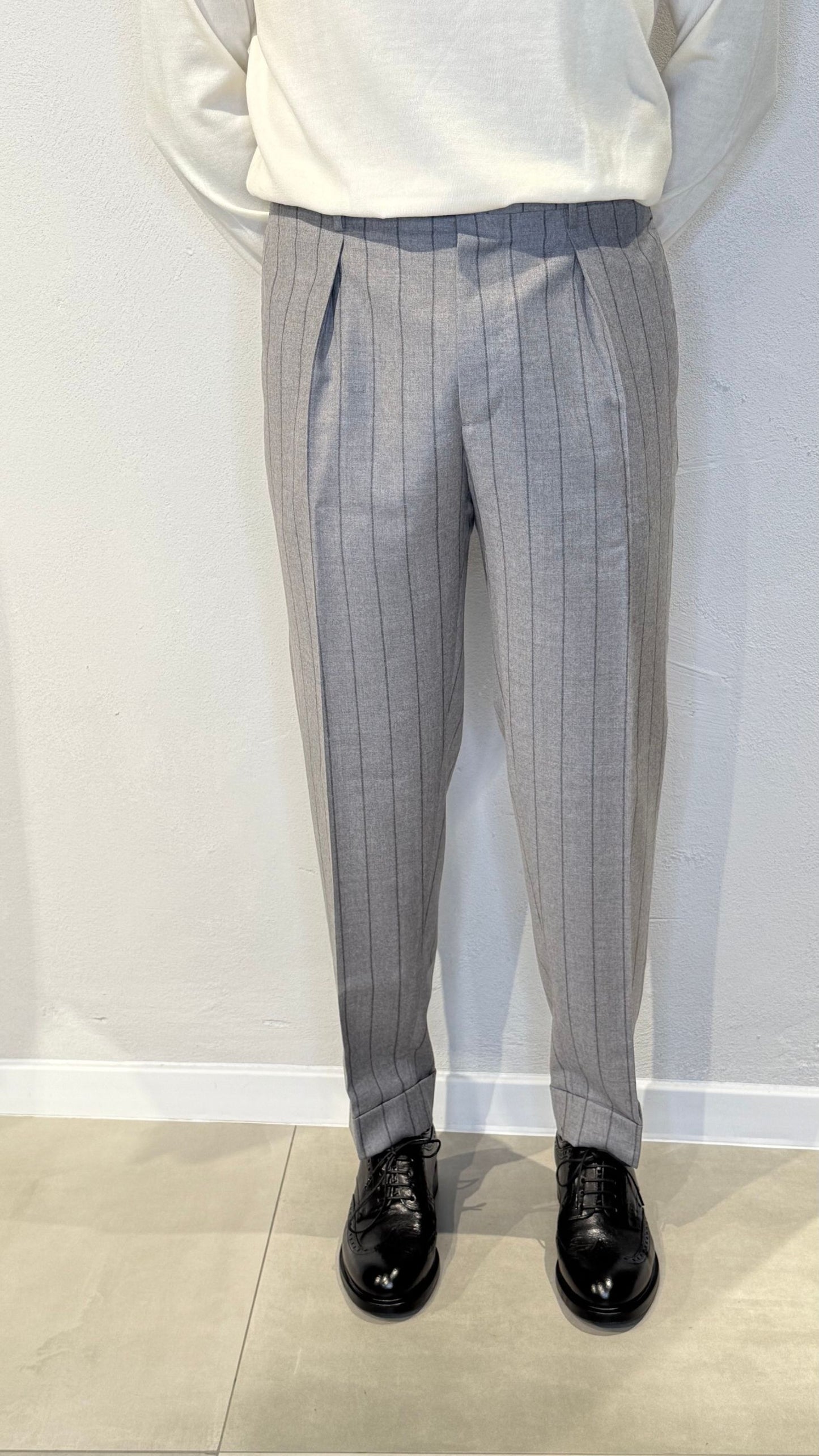 CHIAIALONGAN1277/GREY - PANTALONE - BERWICH