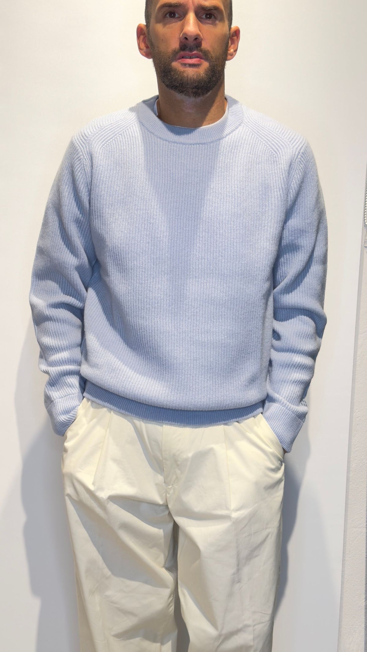 12136/DUSTYBLUE - MAGLIA - GABBA