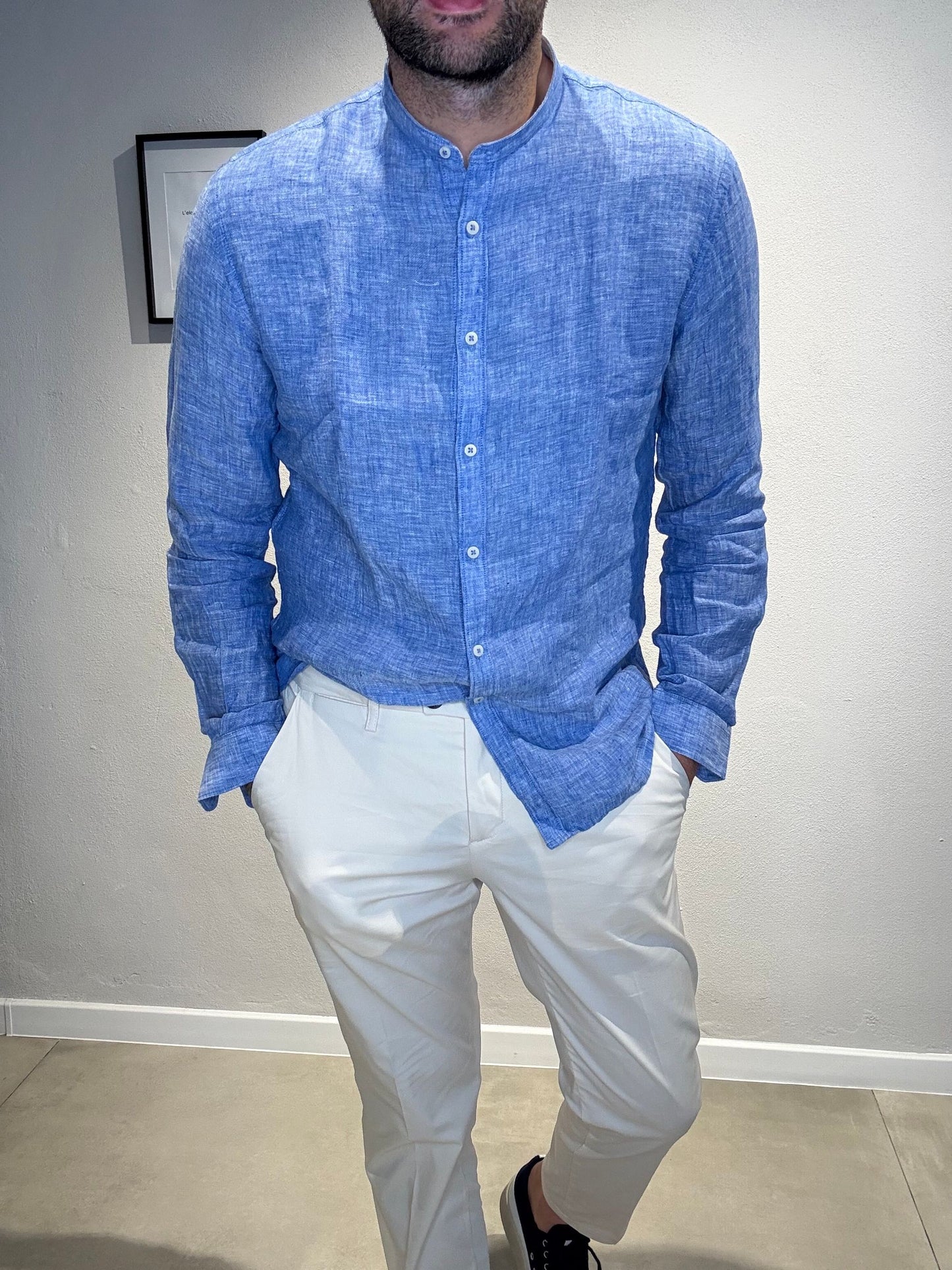 25S01CA/AZZURRO - CAMICIA - PHILOTINTO