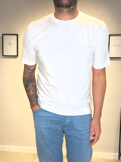 DK87103/BIANCO - T-SHIRT M/M - DIKTAT