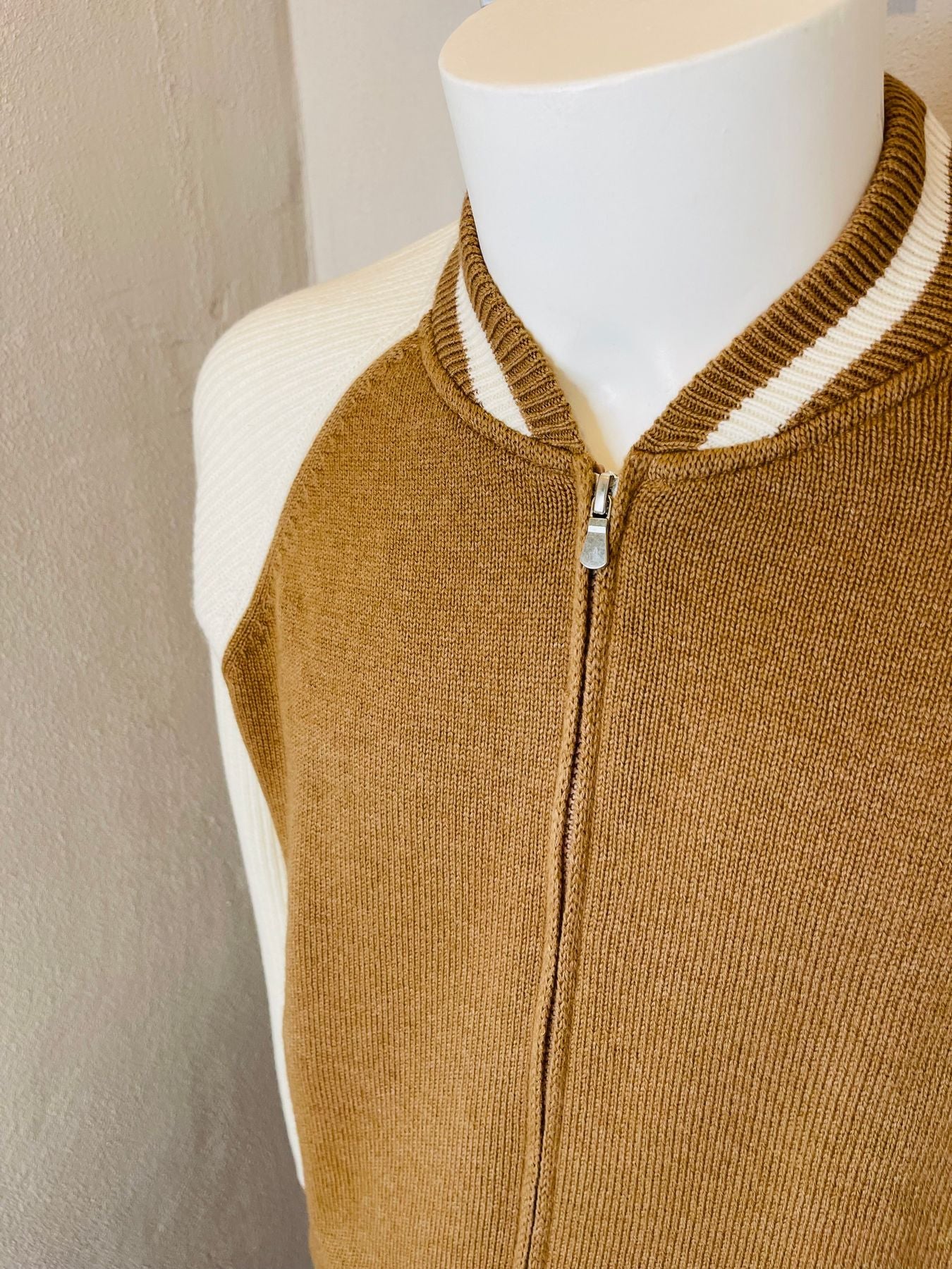 BICOLOR/ BEIGE+BIANCO - Bomber FW14/25 - aplomb