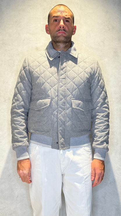 CWOOLTAP/GRIGIO - BOMBER - MARTIN ZELO