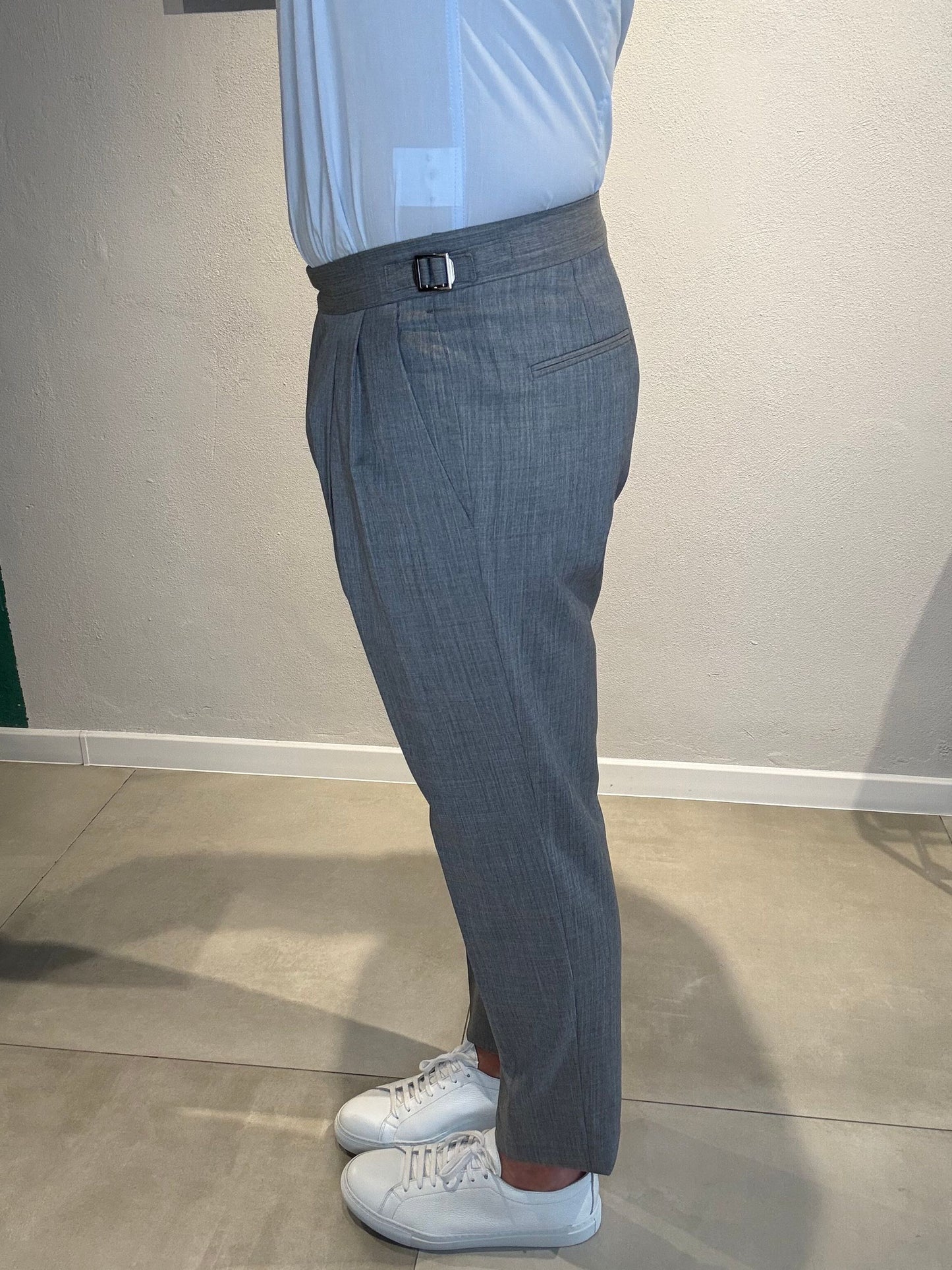 GIOVANNIT109/GRIGIOMEDIO - PANTALONE DOPPIA PENCE - VANDOM