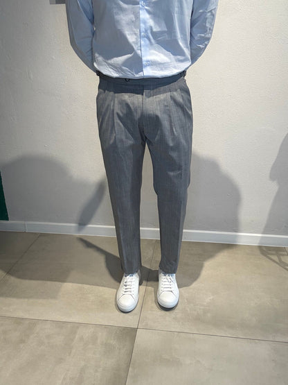 GIOVANNIT109/GRIGIOMEDIO - PANTALONE DOPPIA PENCE - VANDOM