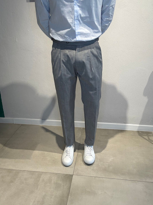 GIOVANNIT109/GRIGIOMEDIO - PANTALONE DOPPIA PENCE - VANDOM