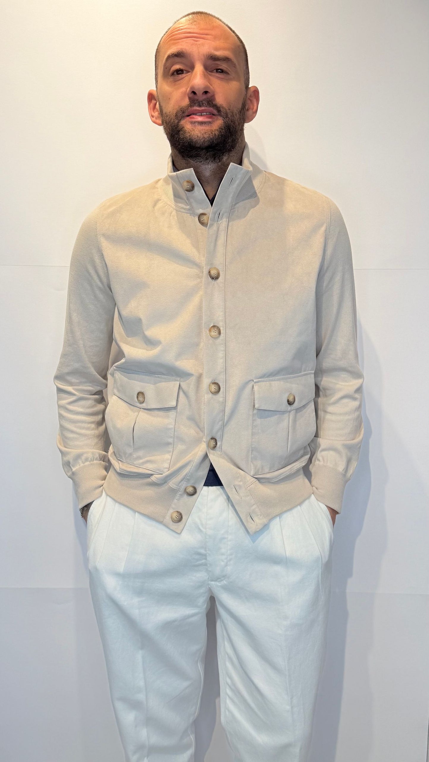 57149/18067/GESSO - CARDIGAN - aplomb