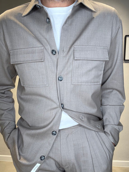 GAETANOT109/SABBIA - OVERSHIRT - VANDOM