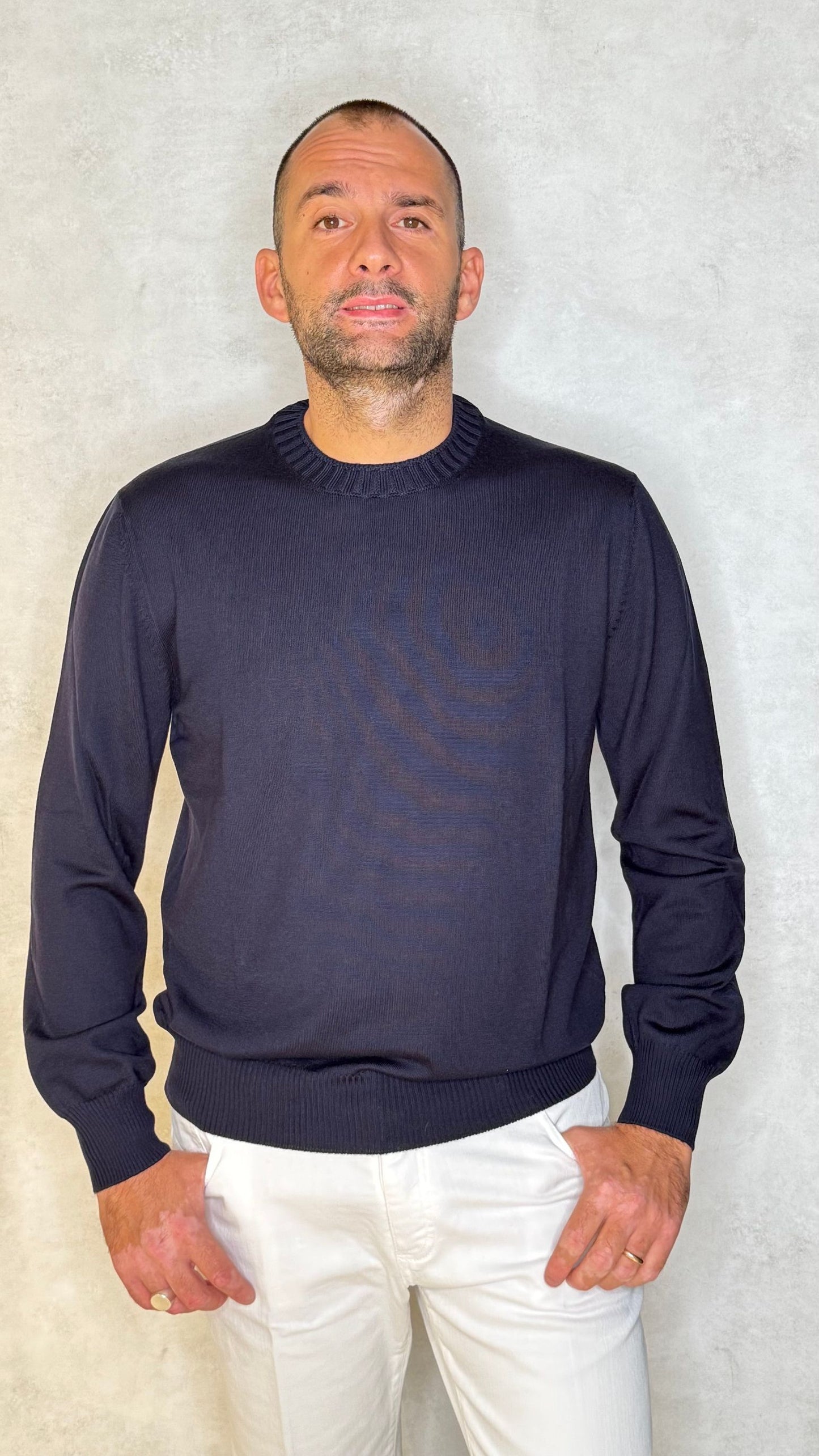 GIROCOLLO57124/14821/BLU - MAGLIA - aplomb