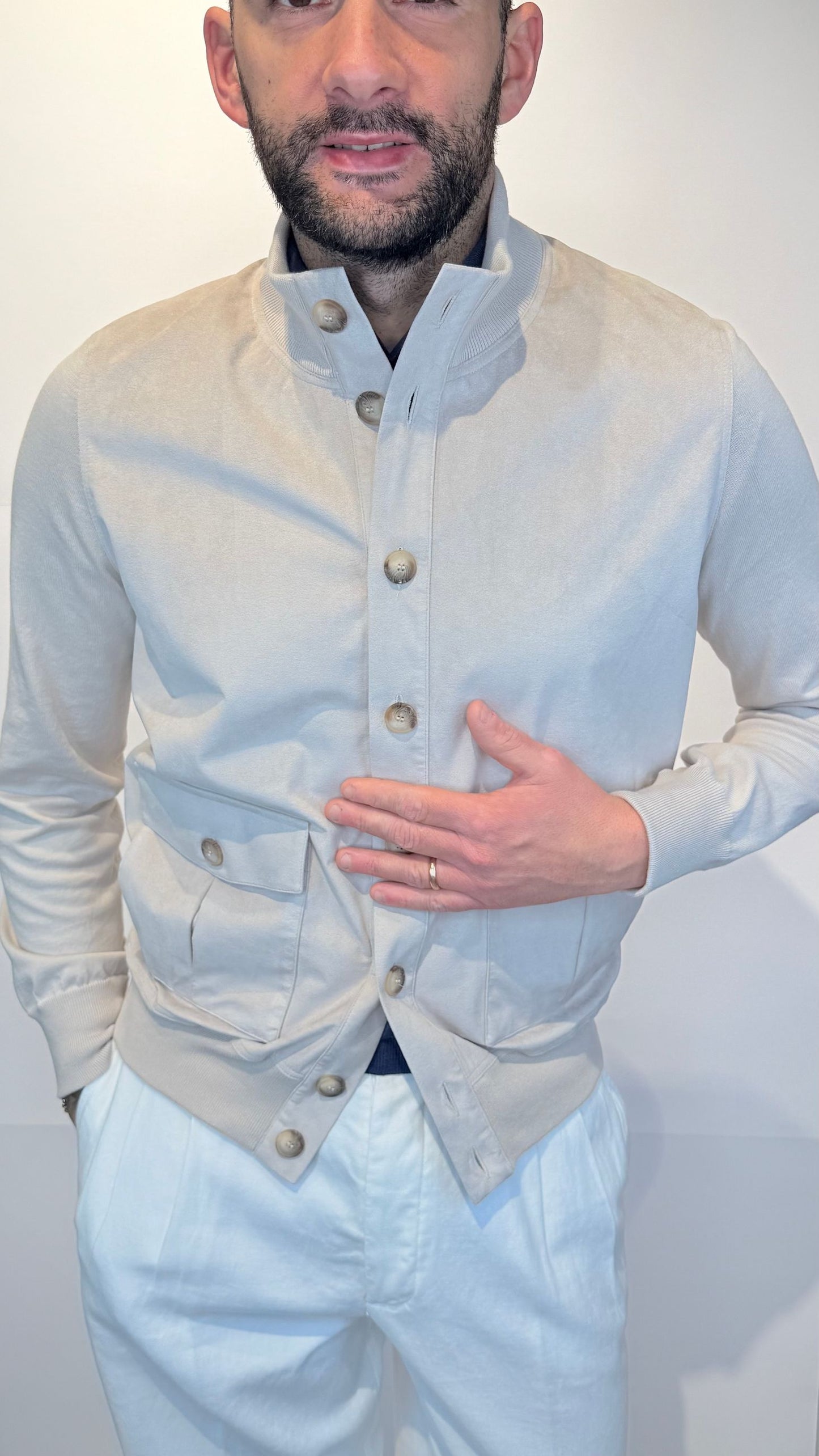 57149/18067/GESSO - CARDIGAN - aplomb