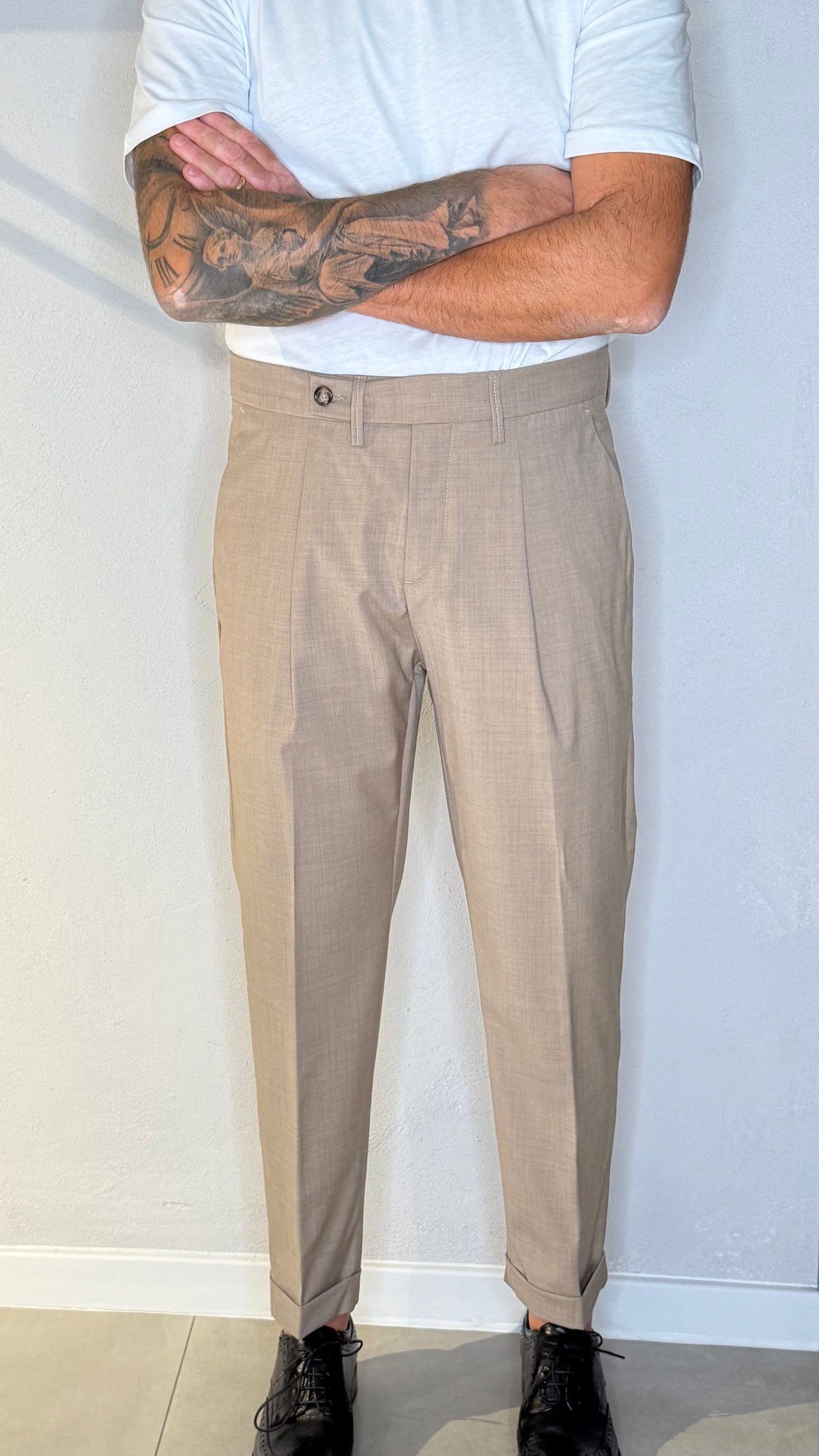 GABRIELT109/BEIGE - PANTALONE - VANDOM