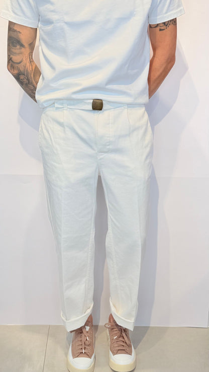 VICTOR/OFFWHITE - PANTALONE - PANAMA ROUTE