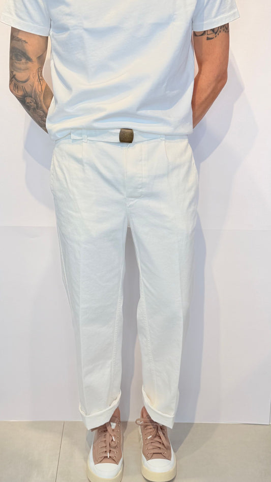 VICTOR/OFFWHITE - PANTALONE - PANAMA ROUTE