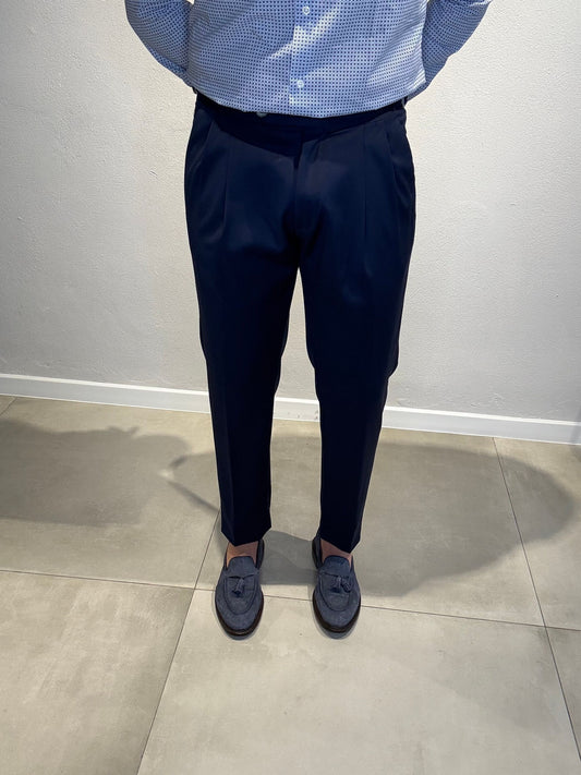 GIOVANNIT109/BLU - PANTALONE DOPPIA PENCE - VANDOM