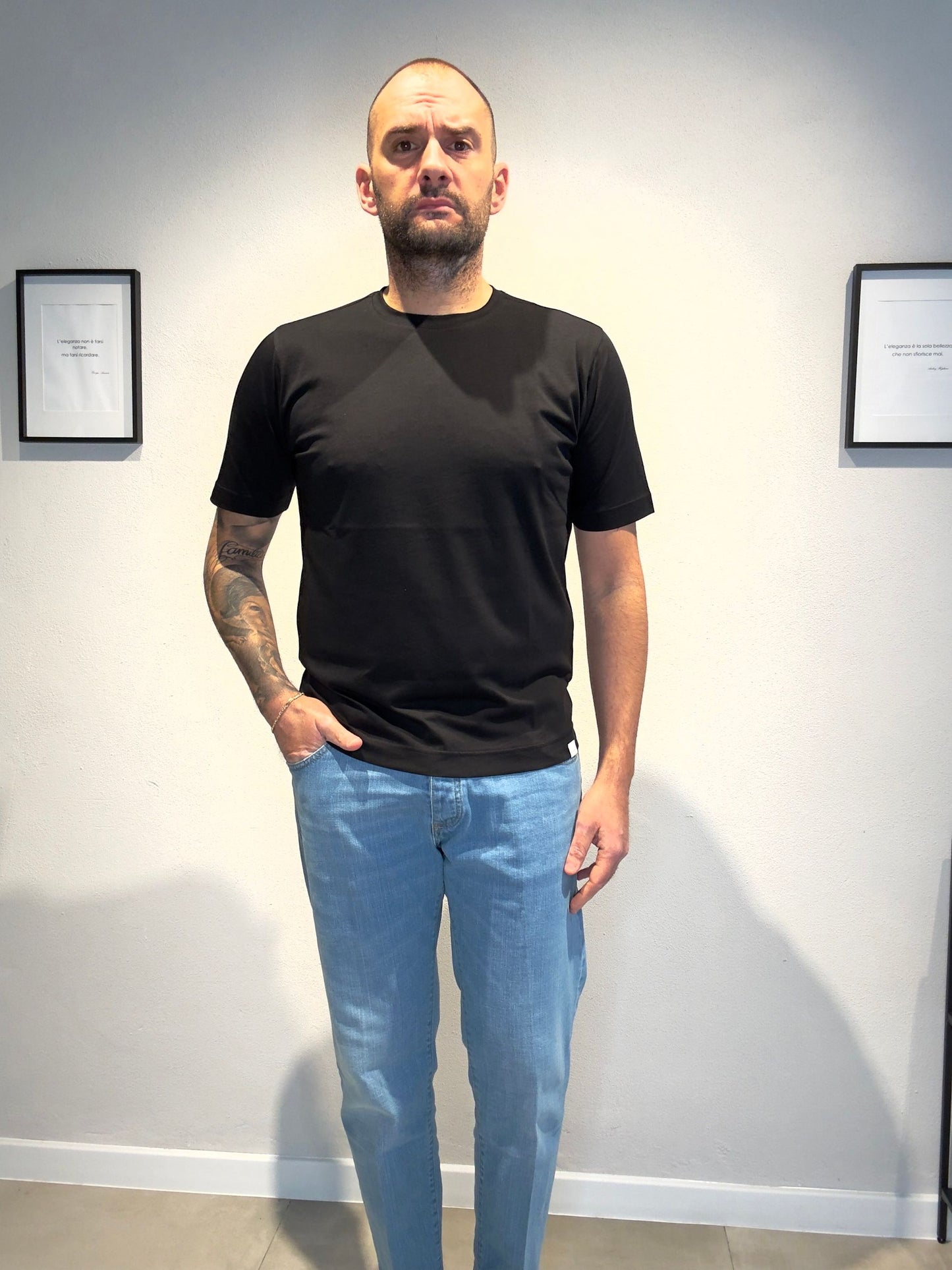 DK87103/NERO - T-SHIRT M/M - DIKTAT