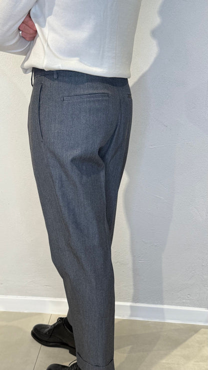 CHIAIALONGSB1201/DKGREY - PANTALONE - BERWICH