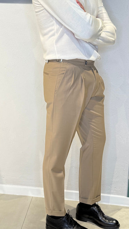 GIOVANNIT244/BEIGE - PANTALONE - VANDOM