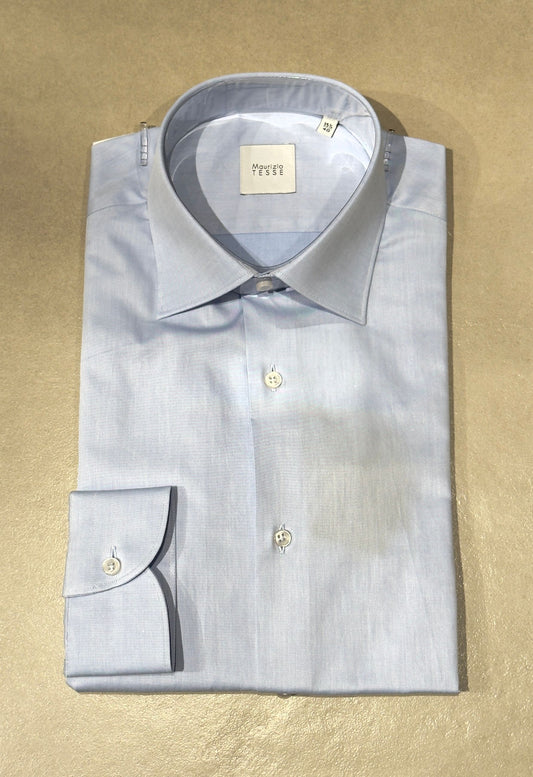 TWILL/CELESTE - CAMICIA - MAURIZIO TESSE