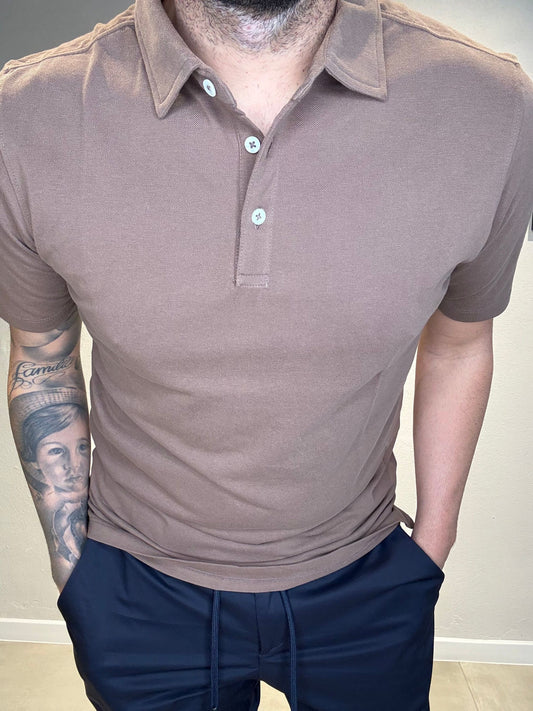 25S07PO/TOBACCO - POLO M/M - PHILOTINTO