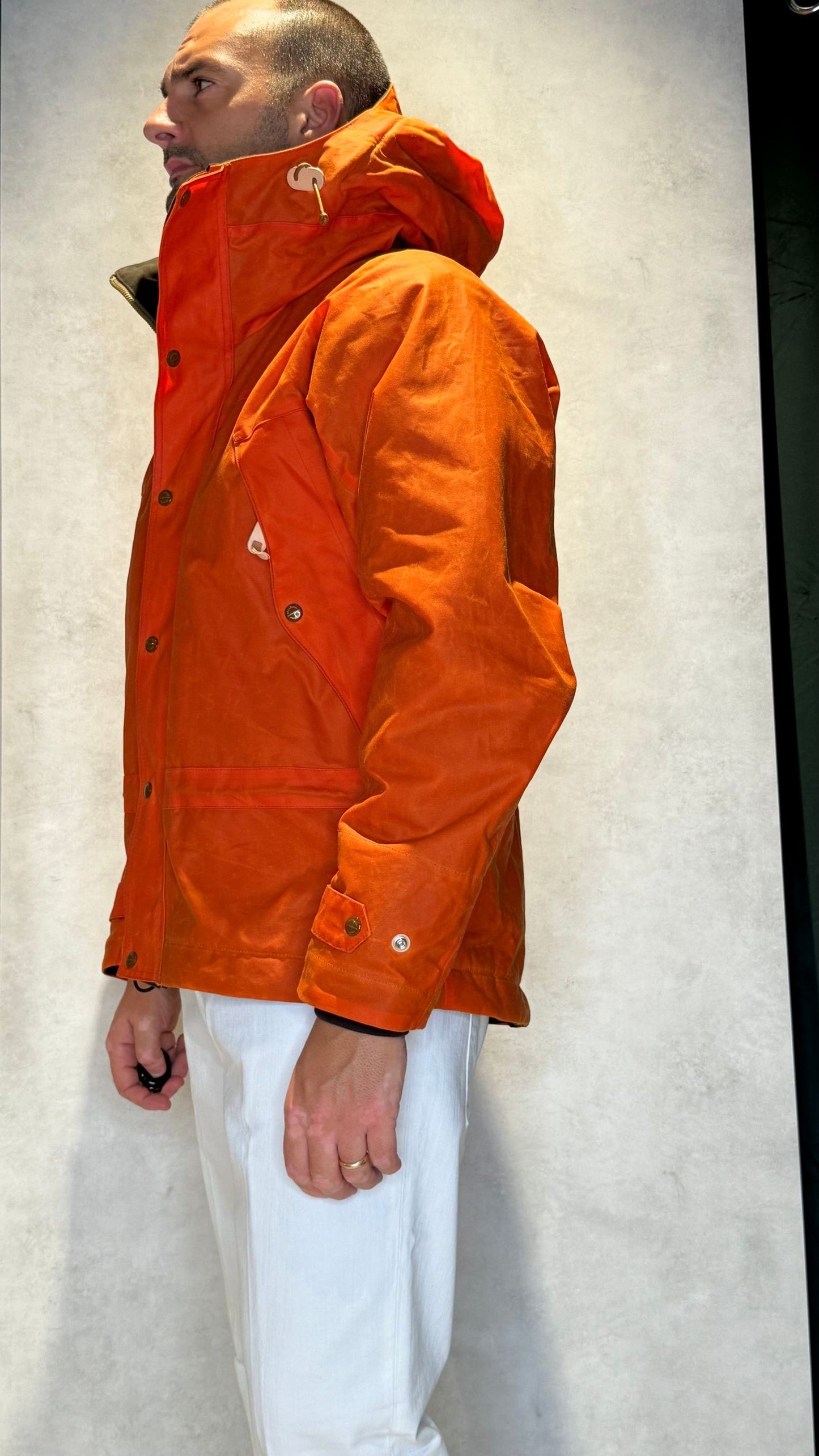 7003-WX/ORANGE - GIUBBINO - MANIFATTURA CECCARELLI