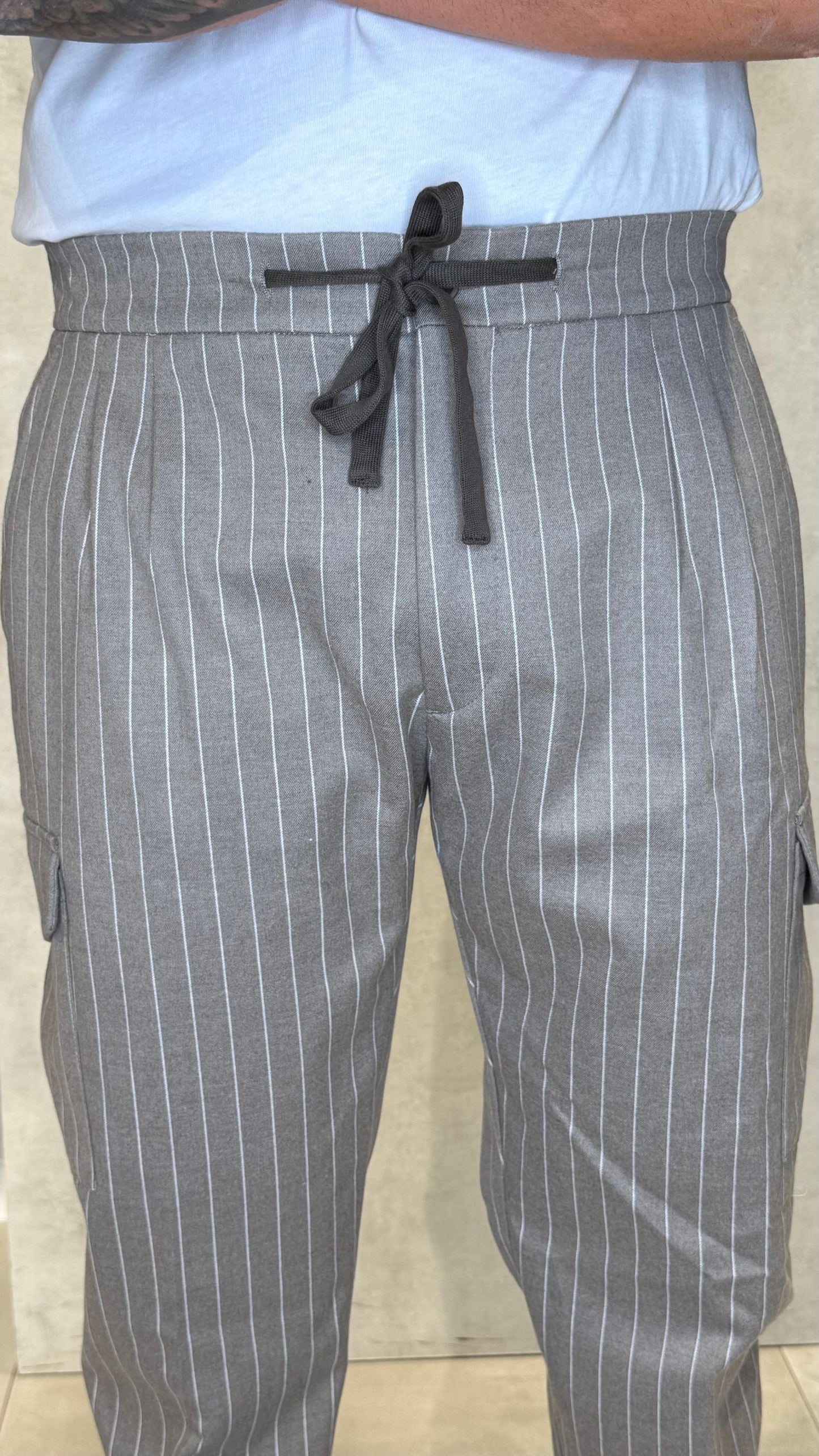 PDINO-T/GESSATOBEIGE - PANTALACCIO - MARTIN ZELO