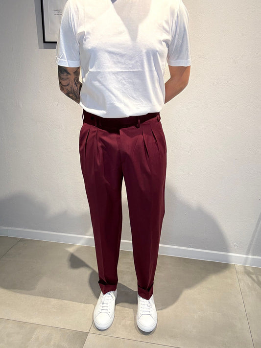 PANTA900P162/BORDEAUX - PANTALONE - IDENTITA' ITALIANA