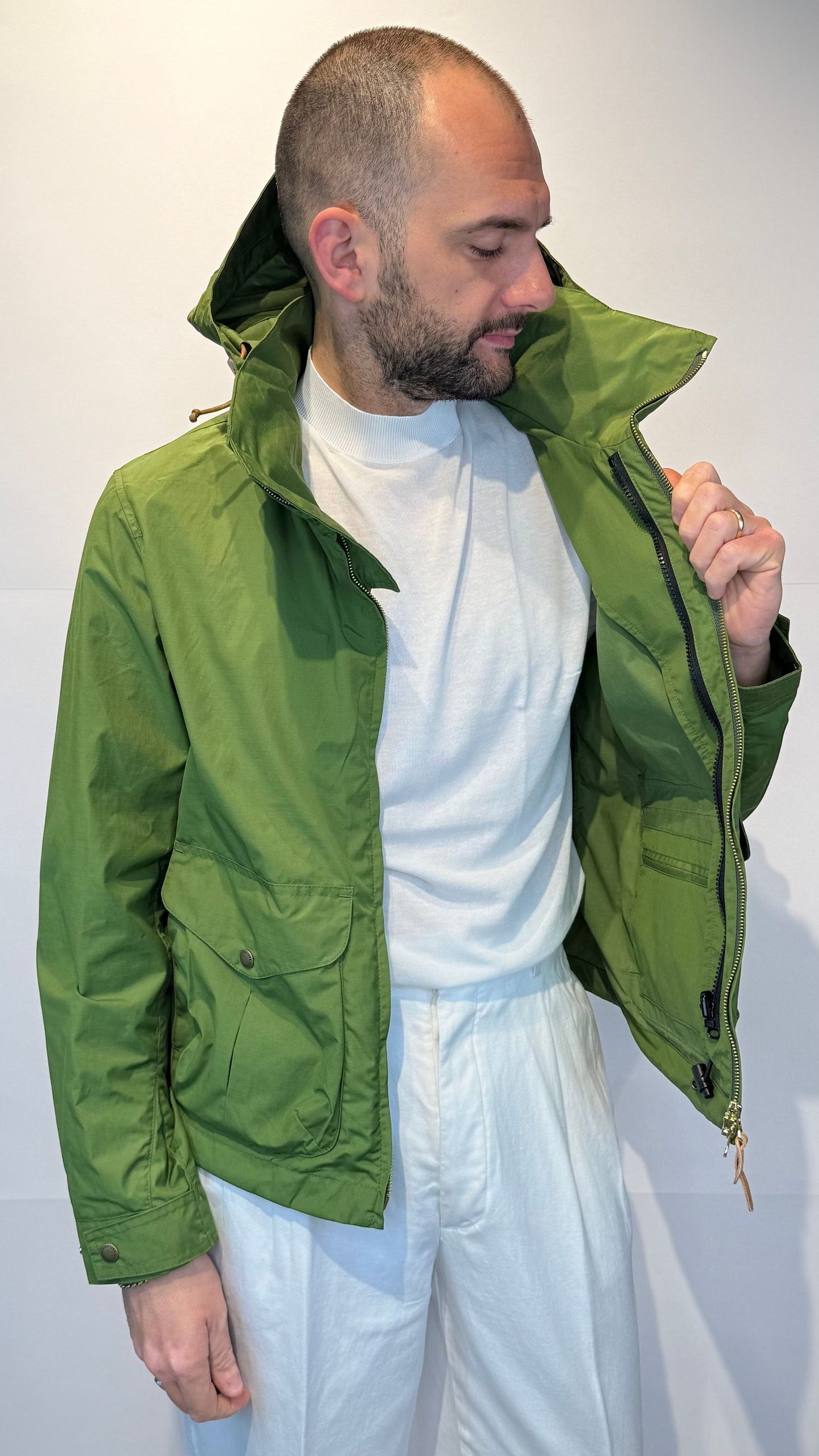 6038-CS/LIGHTGREEN - GIUBBINO - MANIFATTURA CECCARELLI