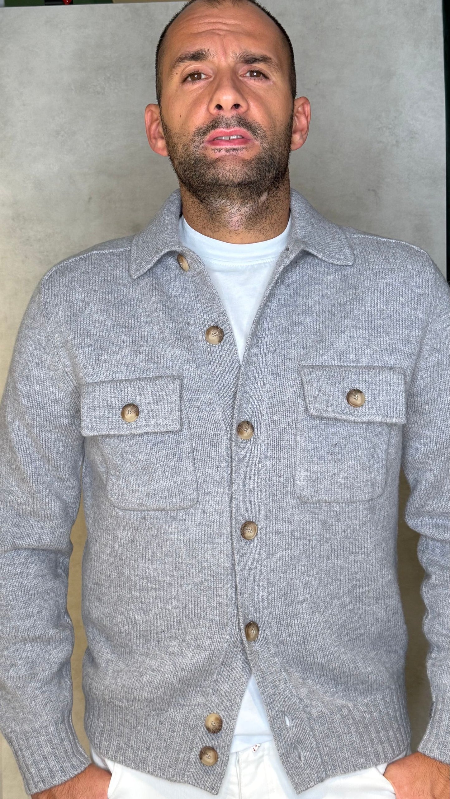 MAXICARDIGAN13109/25079/073GRIGIOCHIARO - MAXI CARDIGAN - aplomb