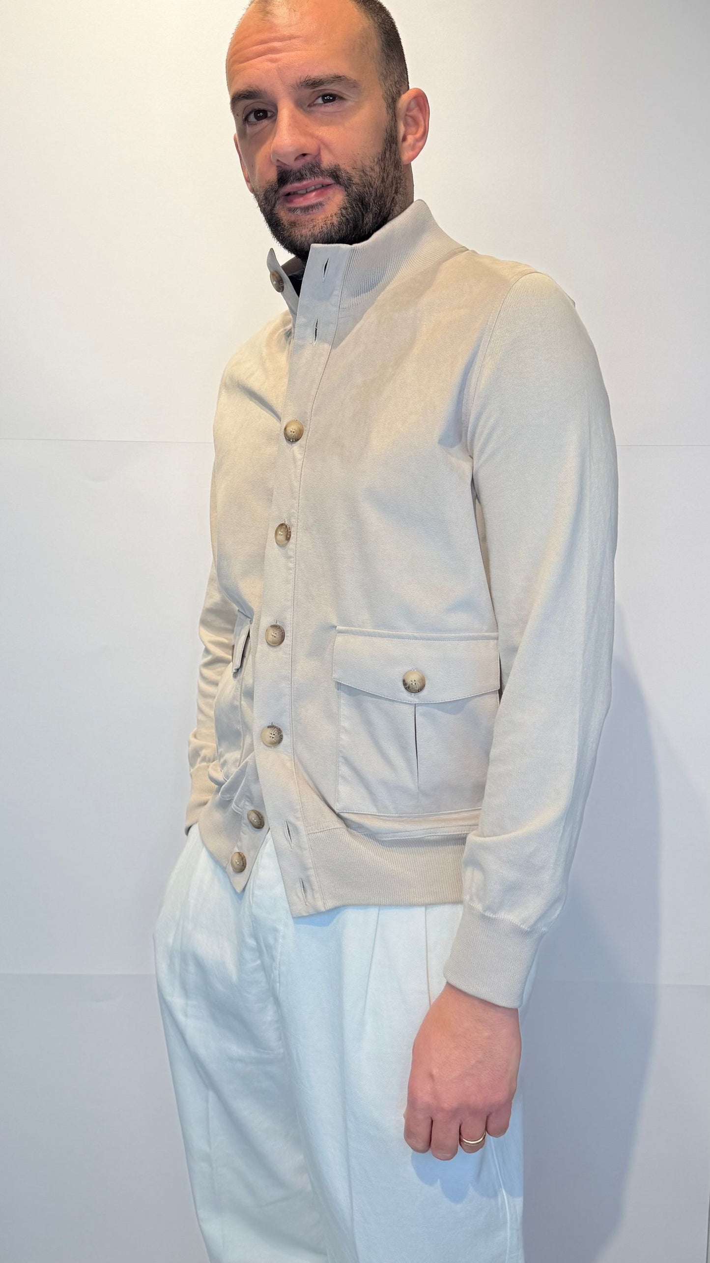 57149/18067/GESSO - CARDIGAN - aplomb