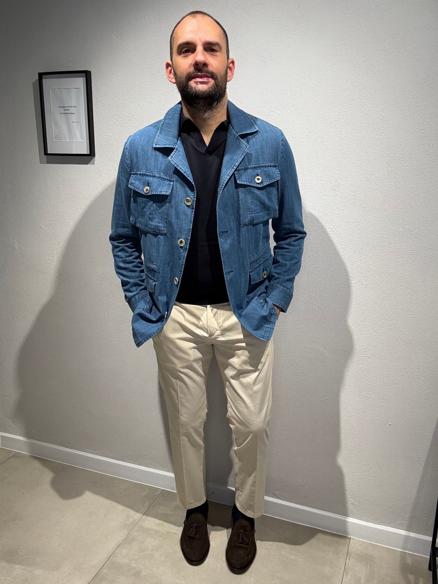 SARIANACOSMO/DENIM - FIELD JACKET - MARTIN ZELO