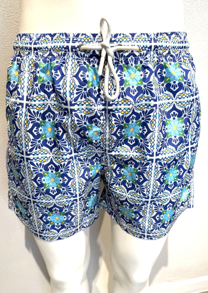 25S03BW/PL305/MAIOLICHE/BLUE - COSTUME - PHILOTINTO