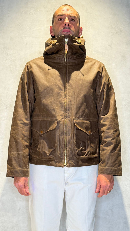 7066-WX/DARKTAN - GIUBBINO - MANIFATTURA CECCARELLI