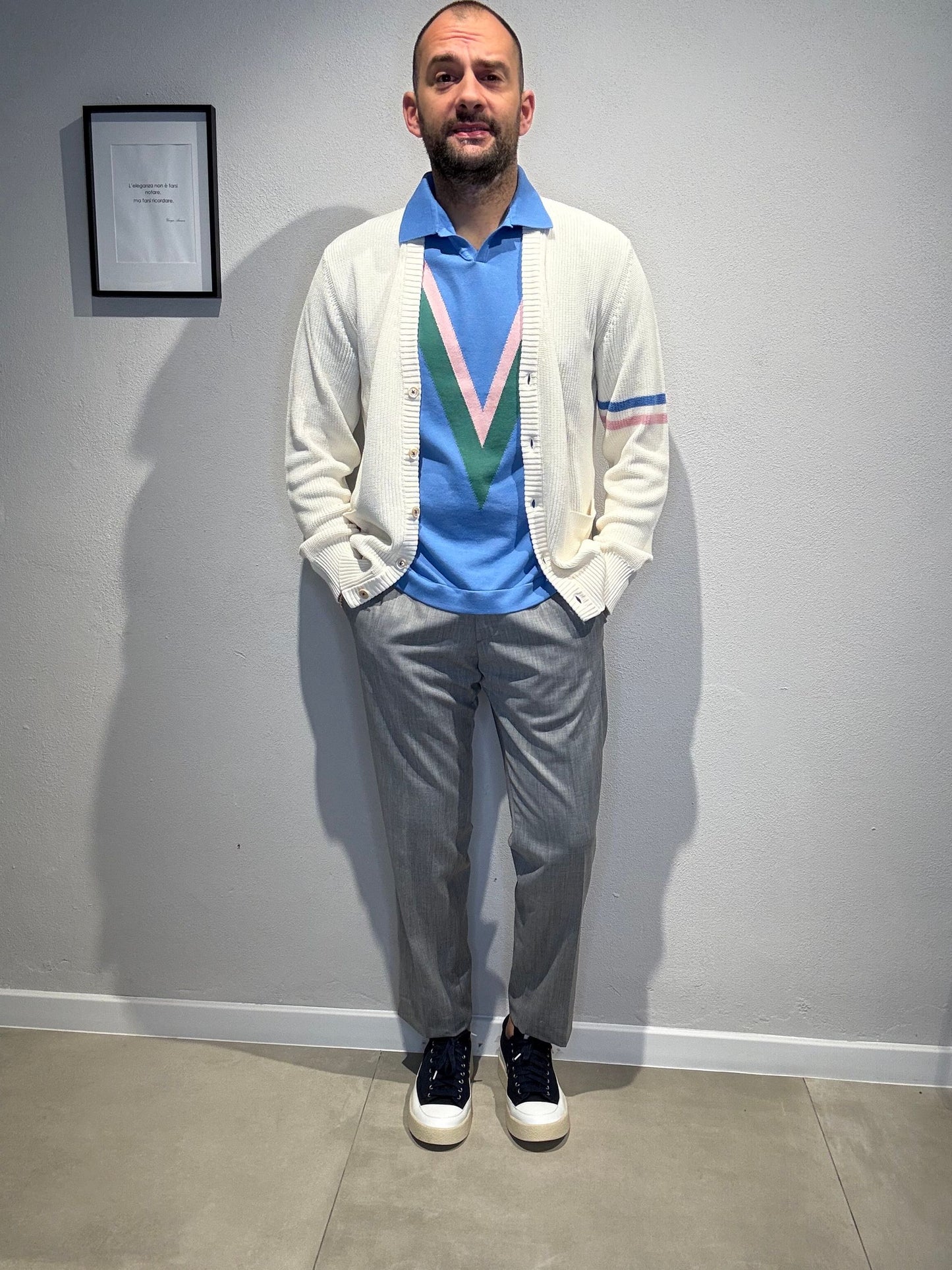 CARDIGANLMU7150/001PANNA - CARDIGAN - GALLIA