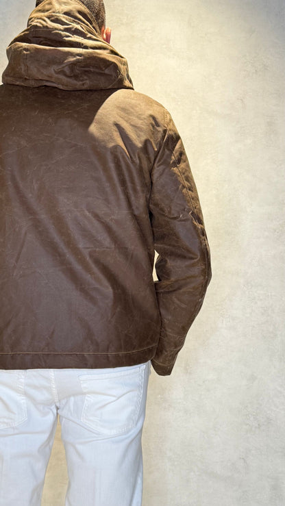 7066-WX/DARKTAN - GIUBBINO - MANIFATTURA CECCARELLI