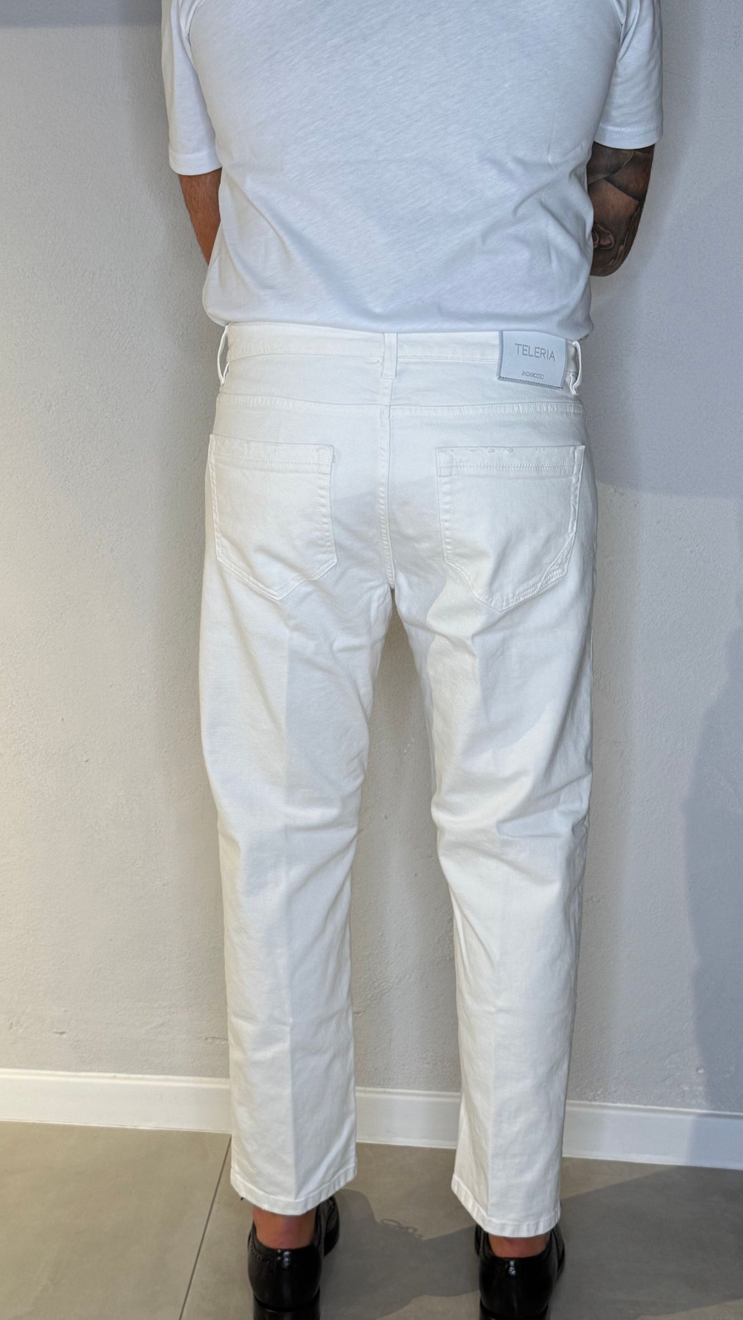JIMMYOPUDZ/BIANCO - Jeans - TELERIA ZED