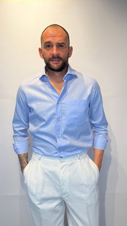 MZ703/RES04CELESTE - CAMICIA - MARTIN ZELO
