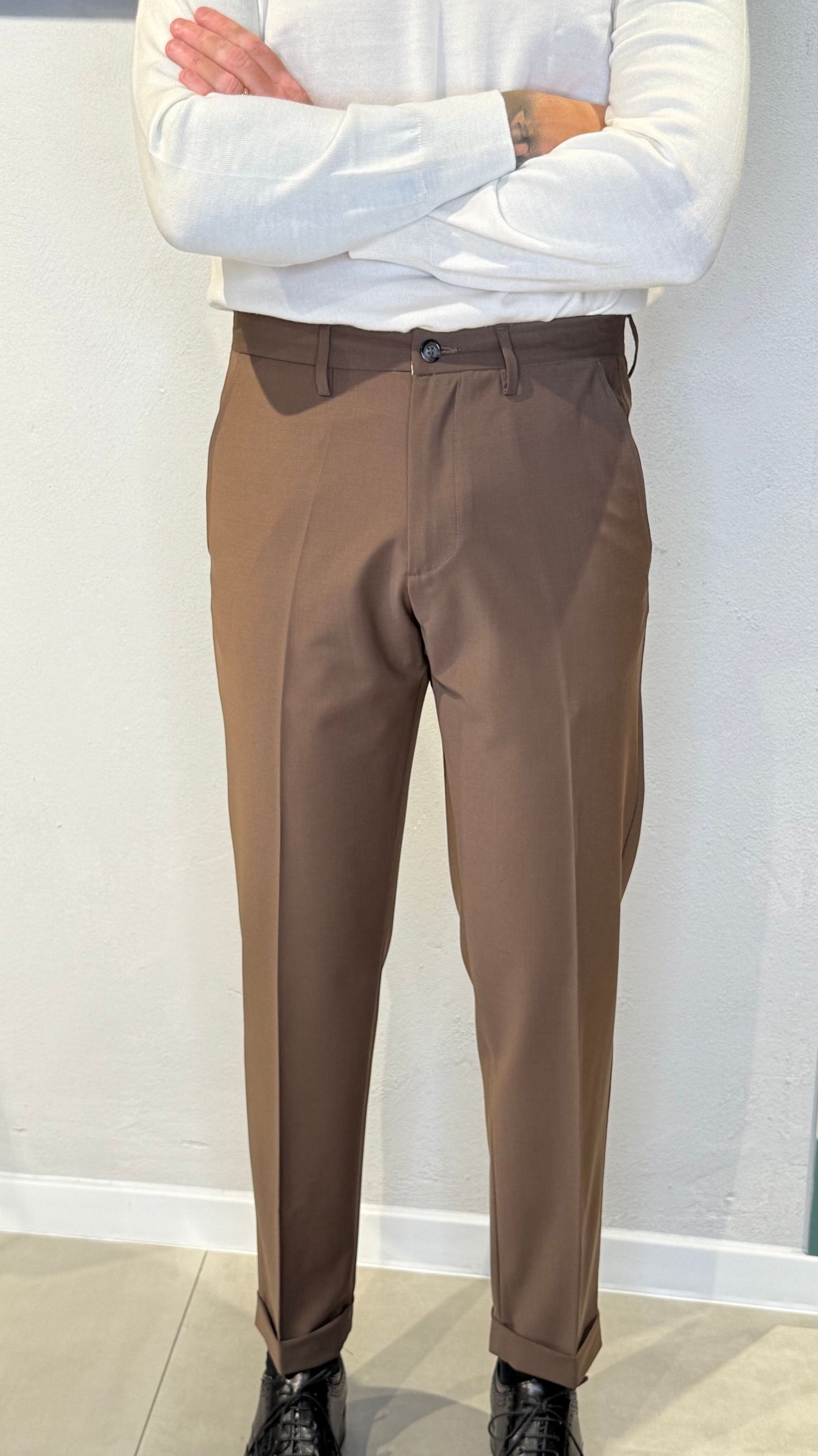 RUDOLFT244/MARRONE - PANTALONE - VANDOM