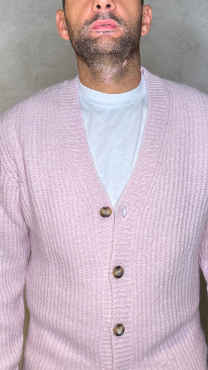 MAXICARDIGANFX3102/1889ROSA - MAXI CARDIGAN - PRIVATI