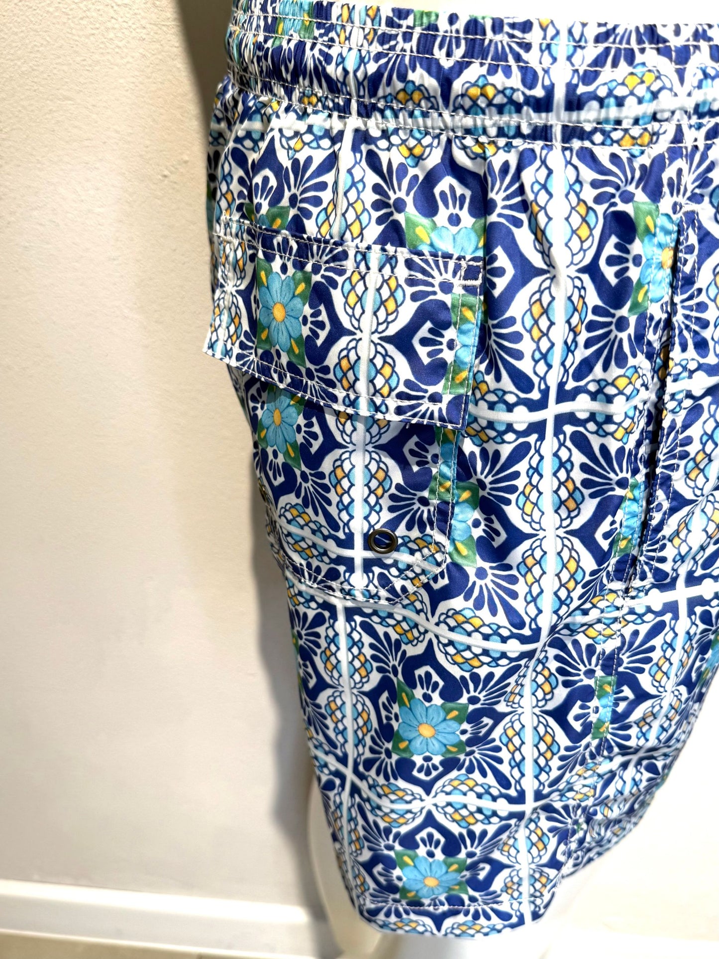 25S03BW/PL305/MAIOLICHE/BLUE - COSTUME - PHILOTINTO