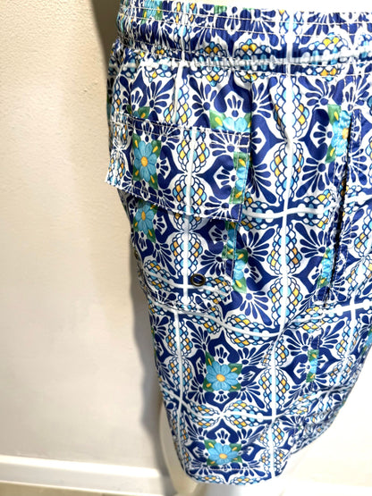 25S03BW/PL305/MAIOLICHE/BLUE - COSTUME - PHILOTINTO