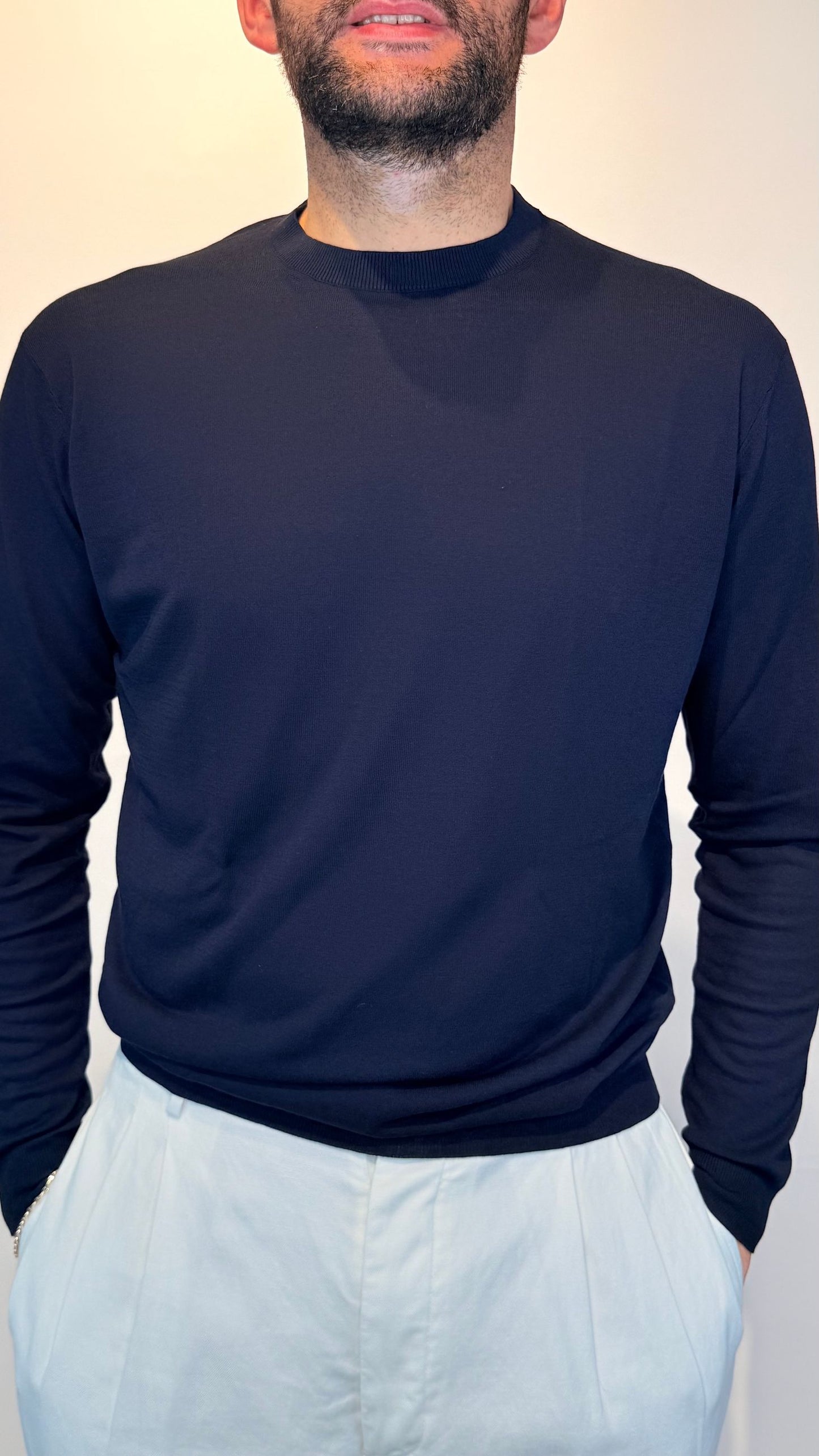 M010521/151BLU - PULLOVER - EMERGING