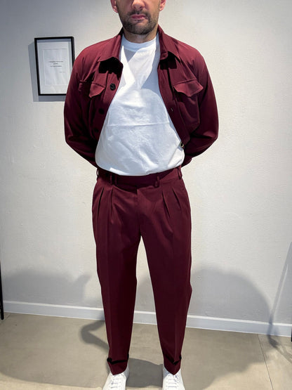 PANTA900P162/BORDEAUX - PANTALONE - IDENTITA' ITALIANA