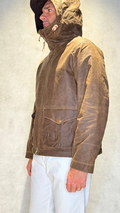 7066-WX/DARKTAN - GIUBBINO - MANIFATTURA CECCARELLI