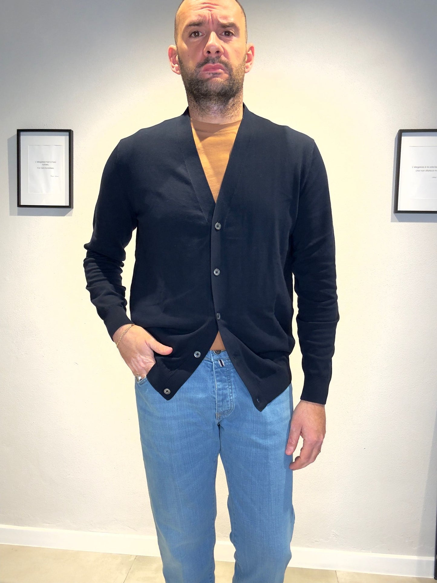 DK87002/BLUNOTTE - CARDIGAN - DIKTAT