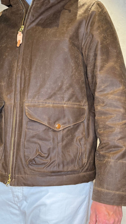 7066-WX/DARKTAN - GIUBBINO - MANIFATTURA CECCARELLI