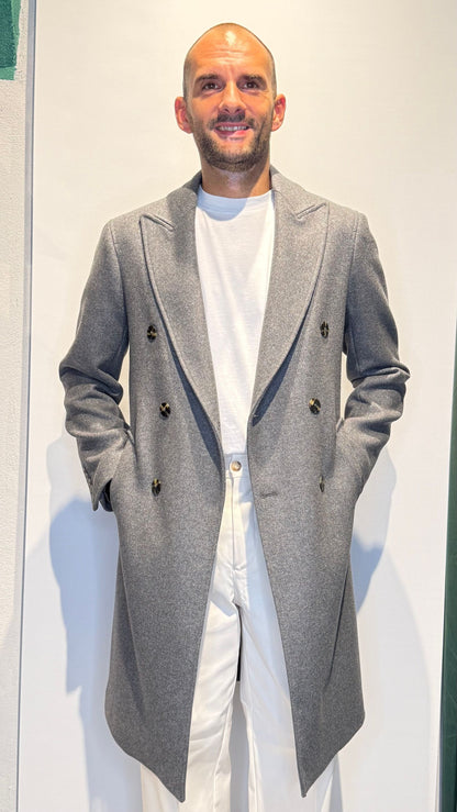 DOUDLECOAT/GRIGIO - CAPPOTTO - MARTIN ZELO