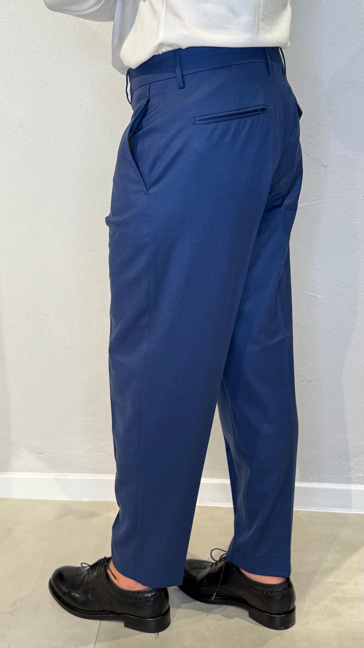 CHIAIAFFLONGVB8996/BLUE - PANTALONE - BERWICH